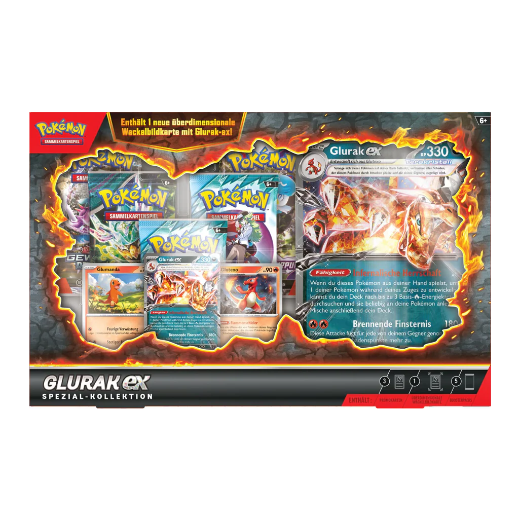 Pokémon TCG: Spezial-Kollektion Glurak-ex (Deutsch)