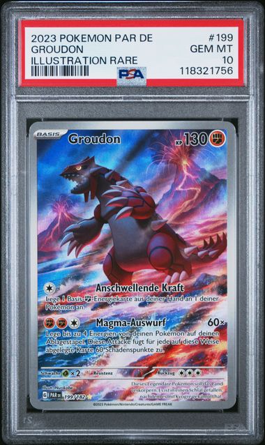 Groudon – Paradox Rift (Deutsch) – PSA 10