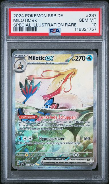Milotic-ex – Stellarkrone (Deutsch) – PSA 10 POP 35