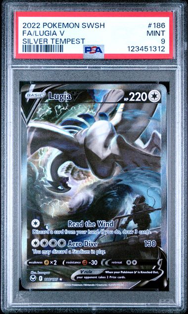 Lugia V – Silberne Sturmwinde (Englisch) – PSA 9