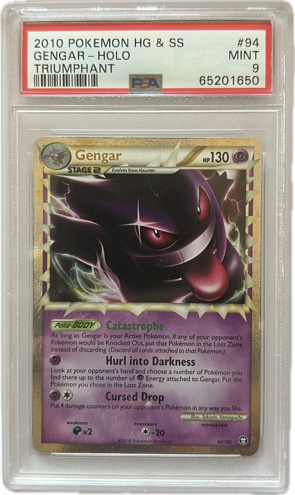 Gengar – Triumphant (Englisch) – PSA 9