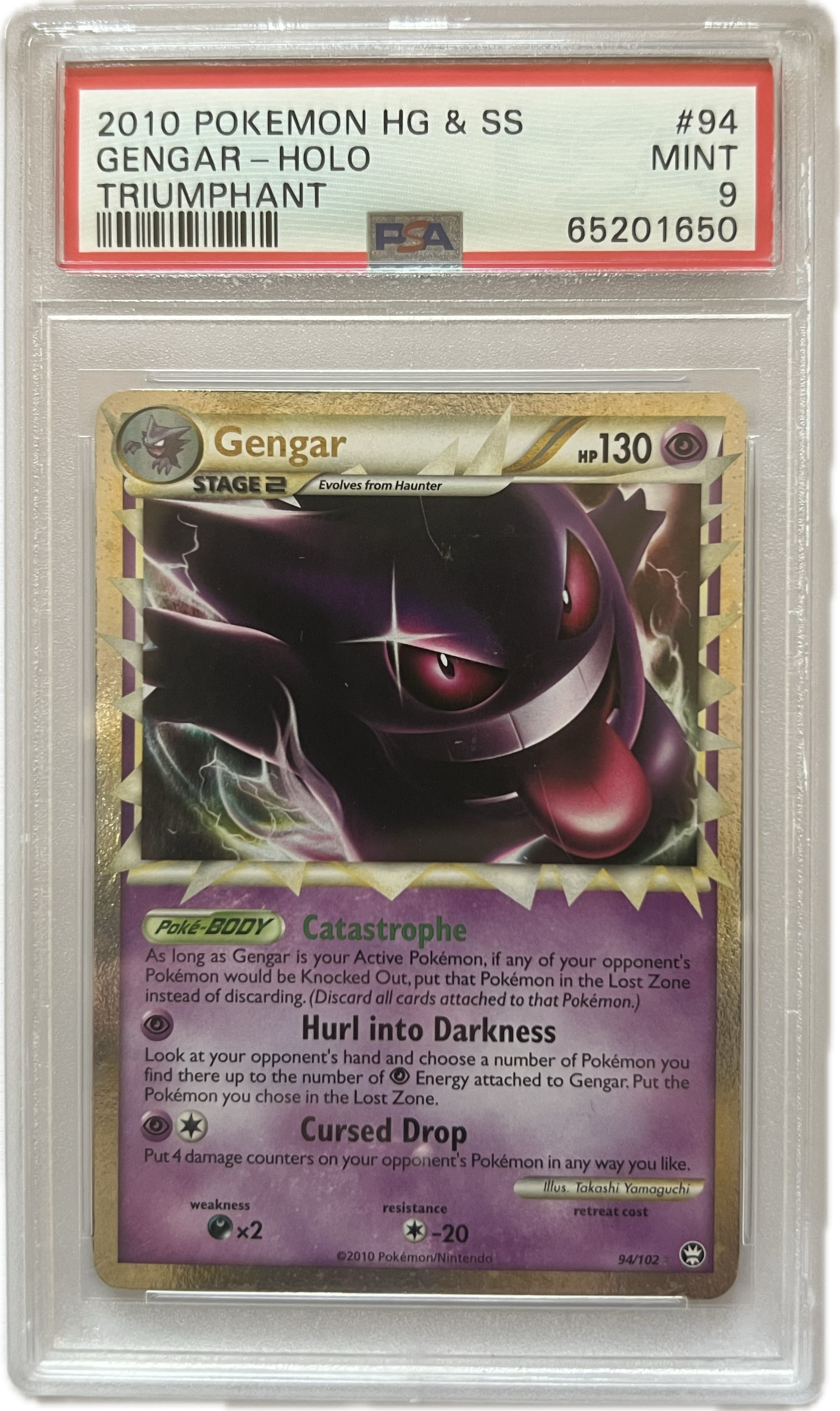 Gengar – Triumphant (Englisch) – PSA 9
