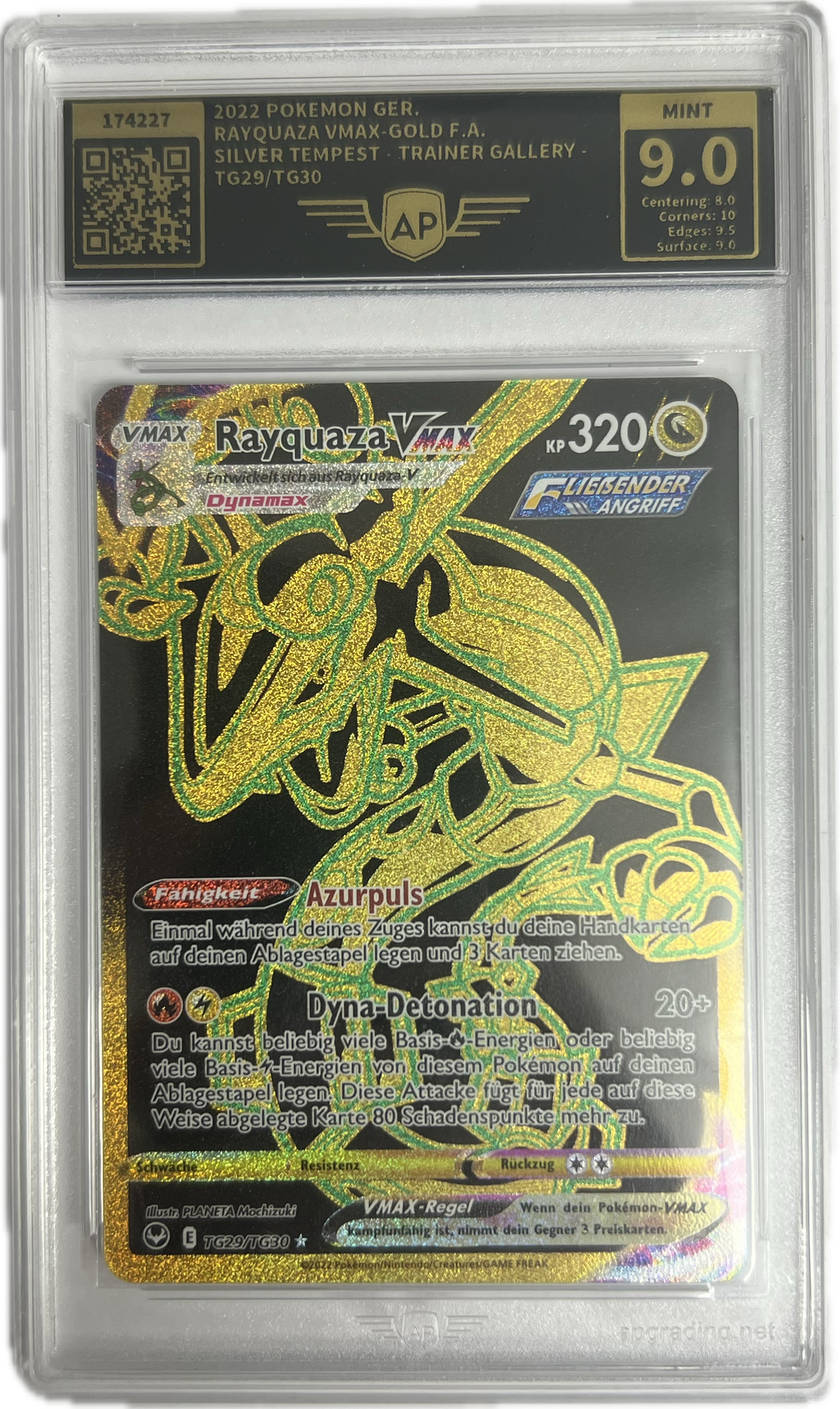Rayquaza VMAX Gold – Silver Tempest Trainer Gallery (Deutsch) – AP 9.0