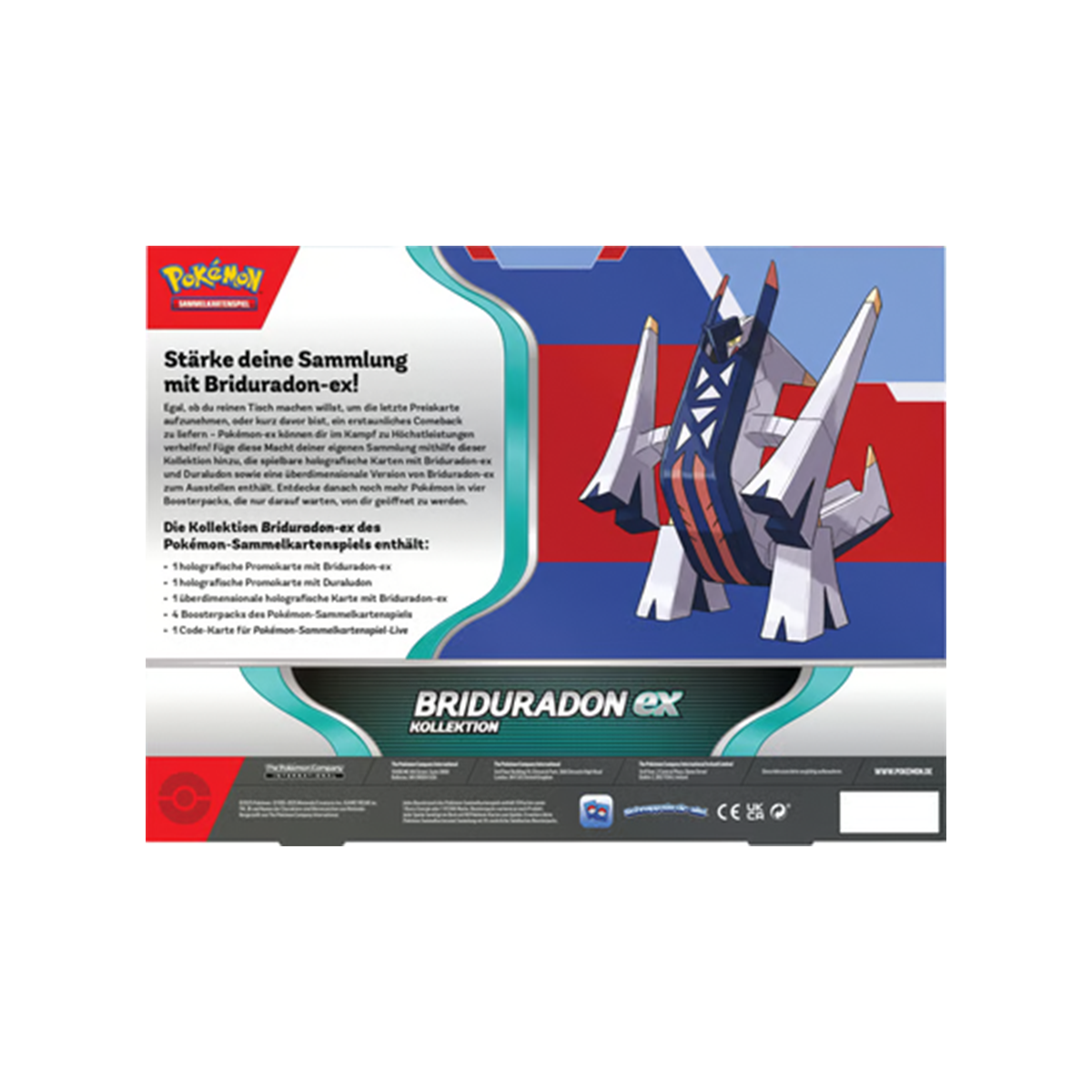 Pokémon Briduradon ex Kollektion DE