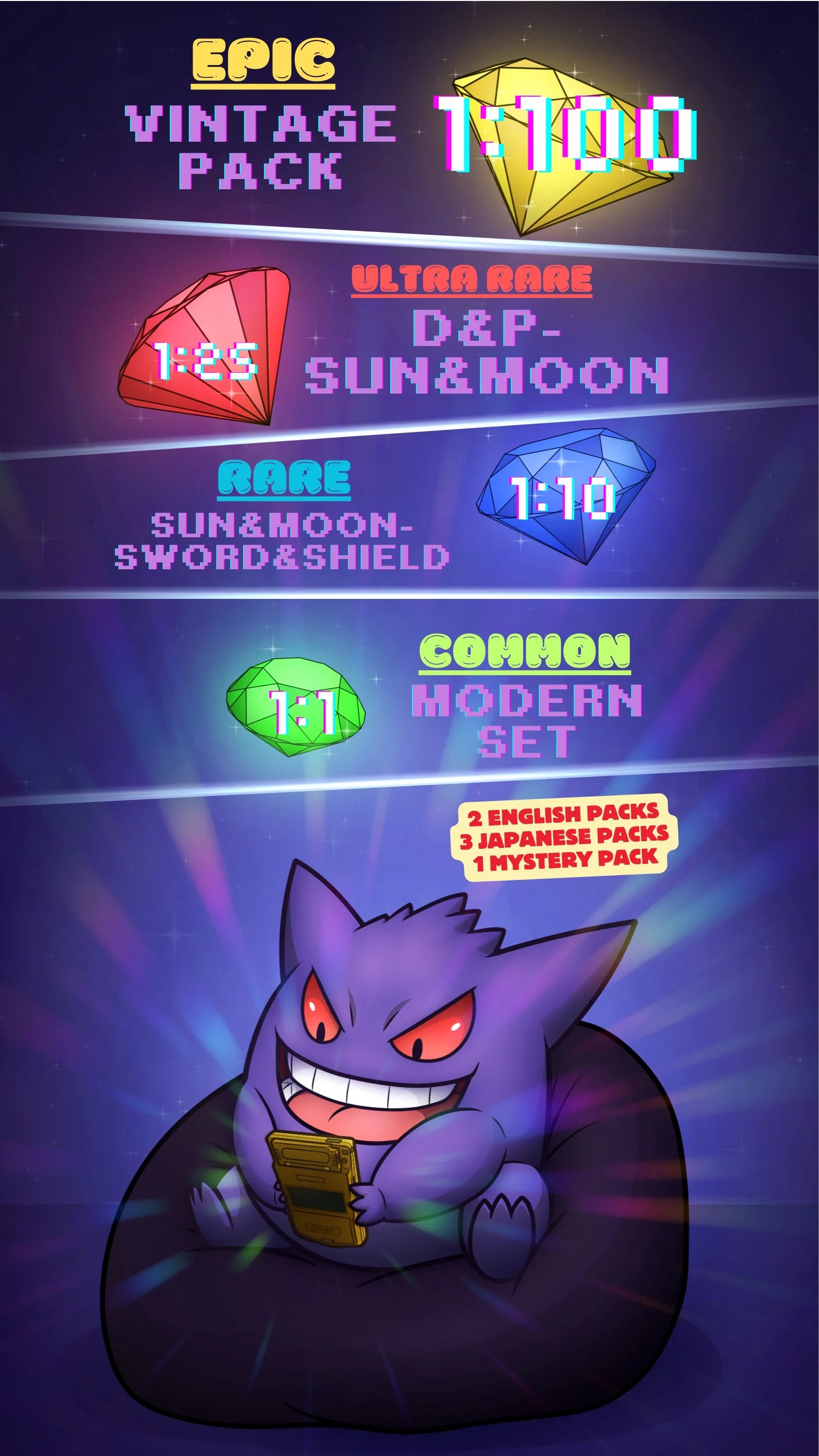 Gameboy Pokémon Mystery Bag