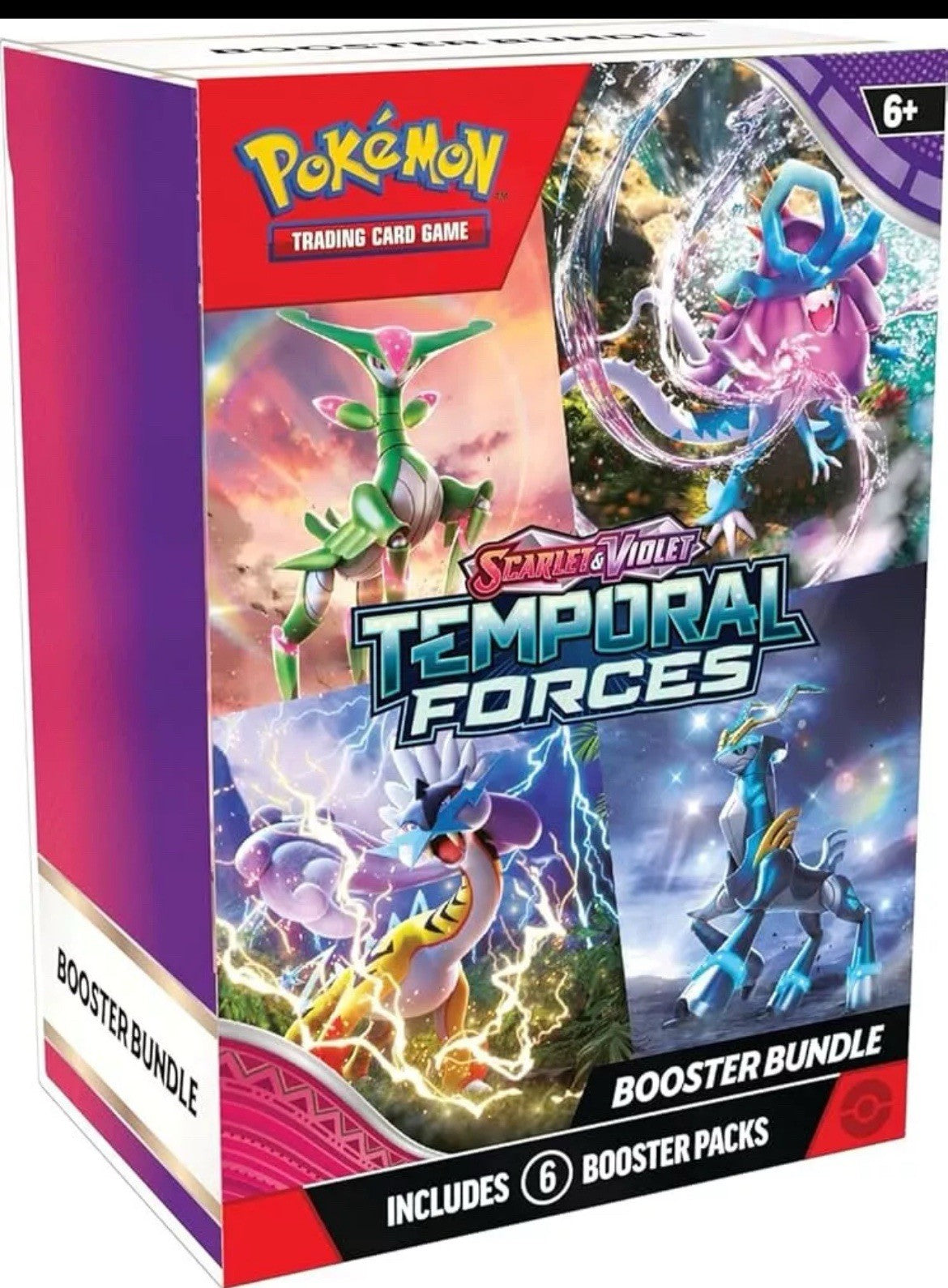 Pokemon - Scarlet & Violet Temporal Forces - Booster Bundle | 6 Booster English